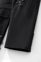 Radiant Hex Crystal Blazer BLACK/BLACK
