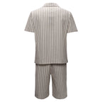 Men’s Classic Striped Lounge Set BEIGE