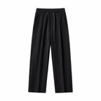 Loft Set – Textured Short Sleeve Shirt & Pant BLACK