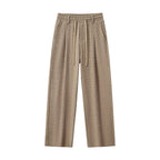 Loft Set – Textured Short Sleeve Shirt & Pant BROWN