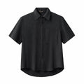 Drift Set – Waffle Textured Shirt & Short BLACK