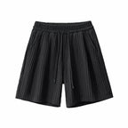 Drift Set – Waffle Textured Shirt & Short BLACK