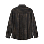 Canyon Set – Printed LS Shirt & Pleated pant BLACK