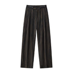 Canyon Set – Printed LS Shirt & Pleated pant BLACK