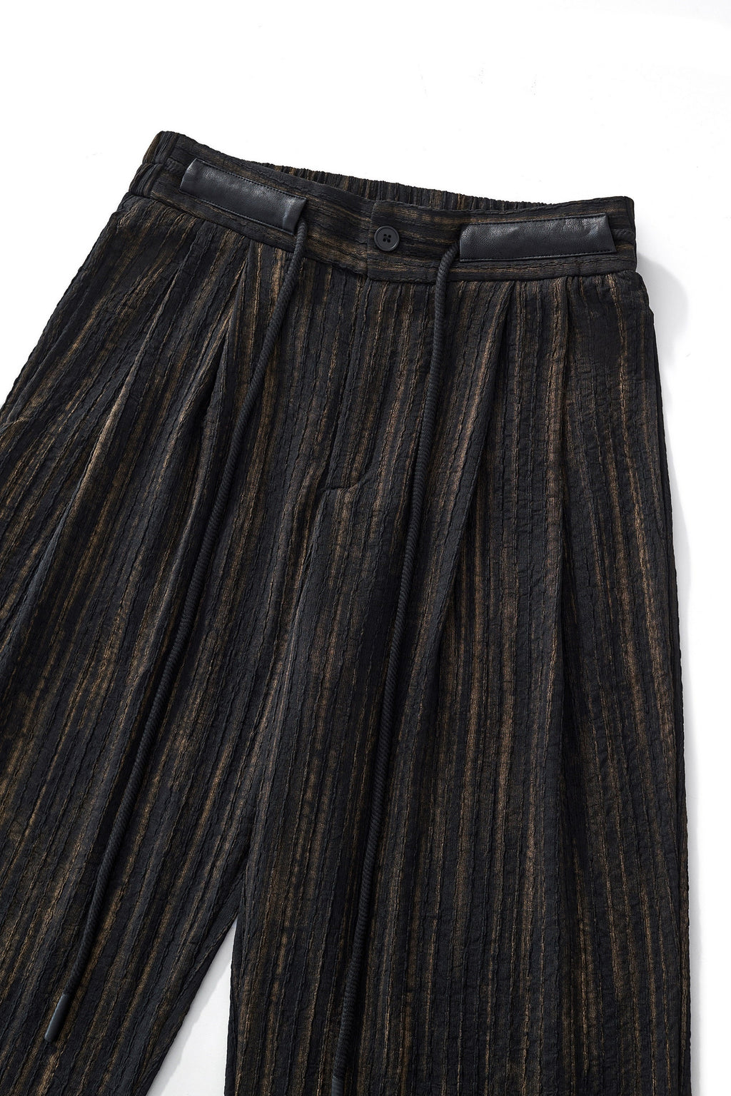 Canyon Set – Printed LS Shirt & Pleated pant BLACK