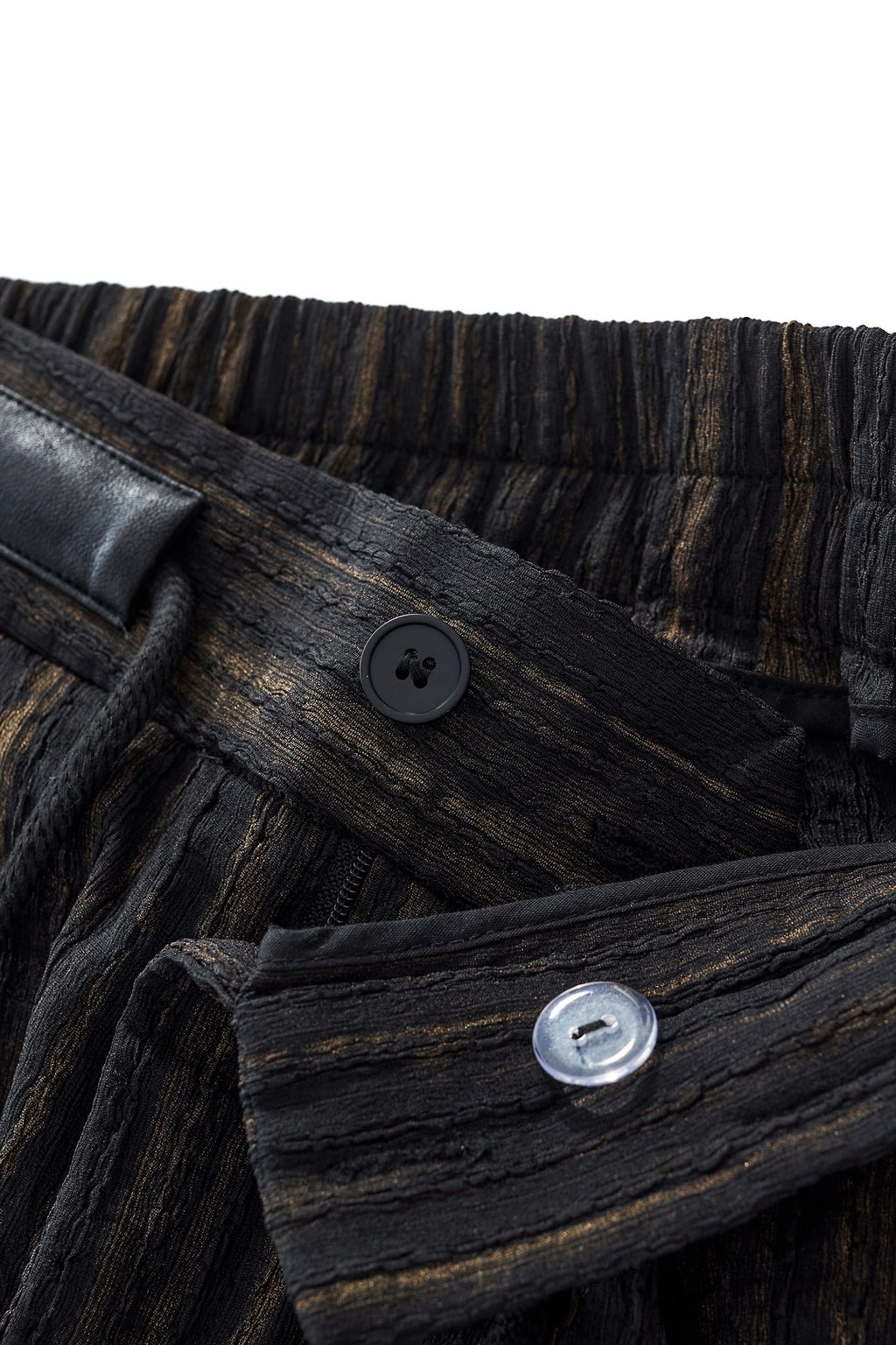 Canyon Set – Printed LS Shirt & Pleated pant BLACK
