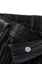 Canyon Set – Printed LS Shirt & Pleated pant BLACK