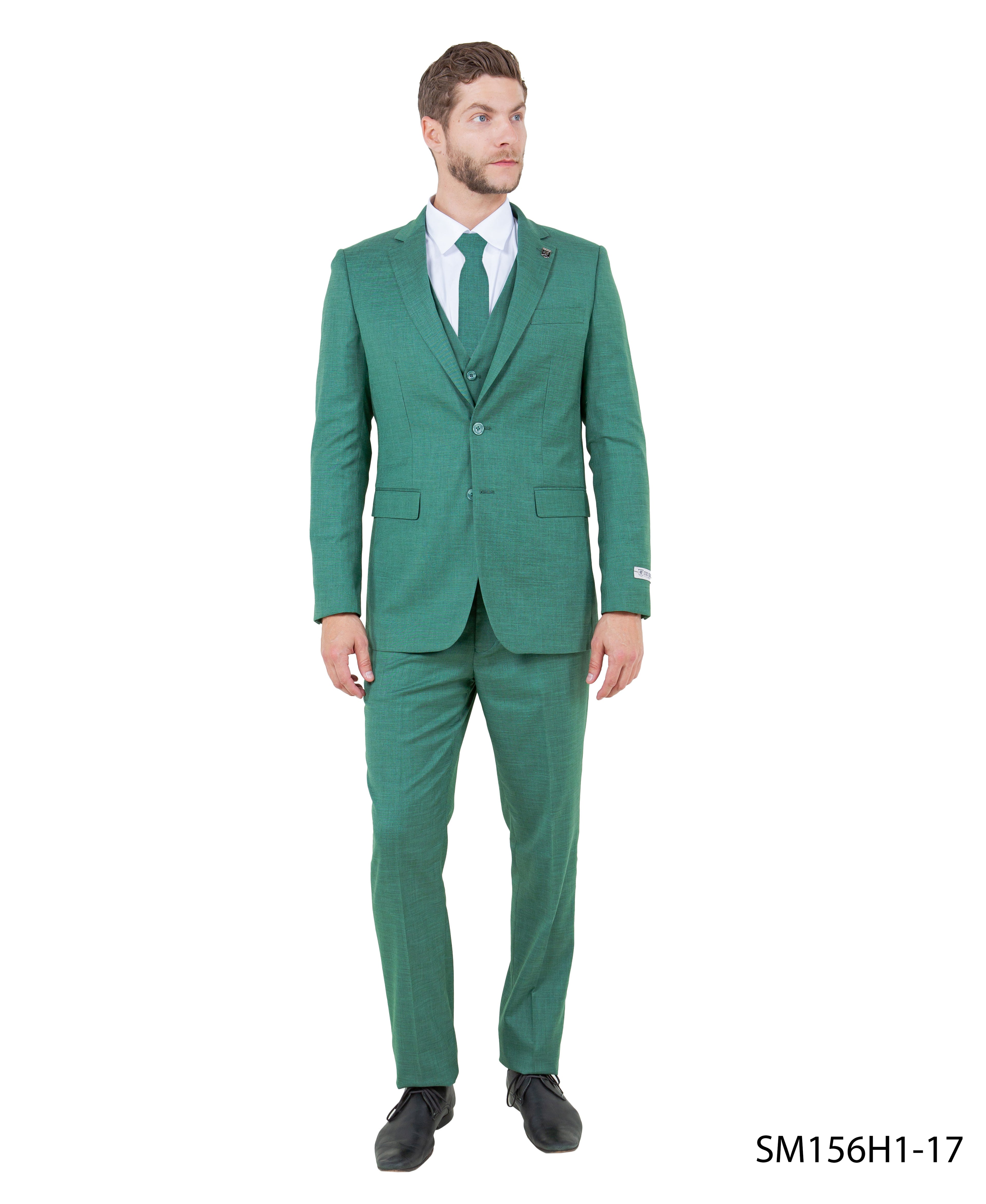 Stacy Adams 3PC Solid Suit Set