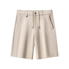 Apex Drawstring Stretch Shorts BEIGE