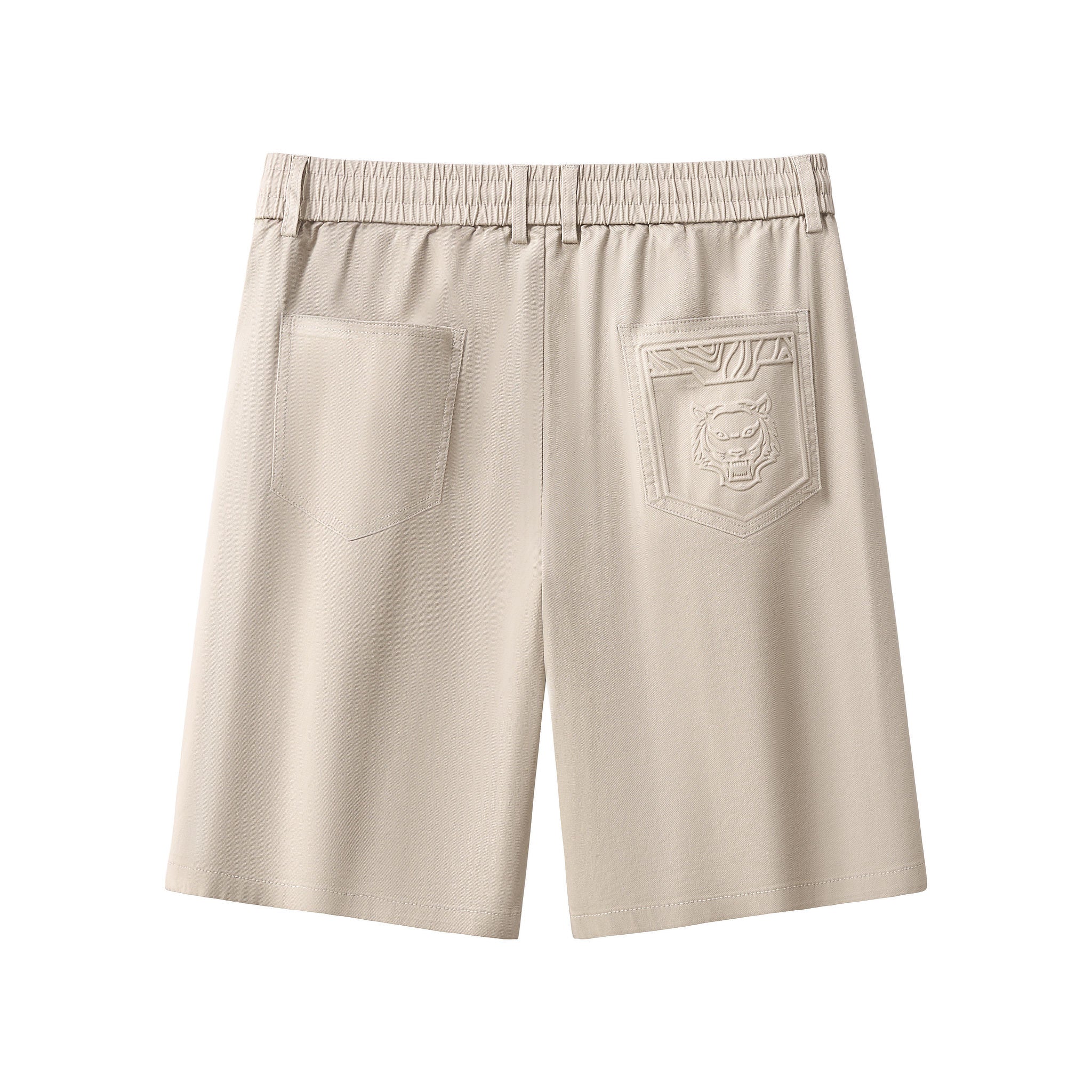 Apex Drawstring Stretch Shorts BEIGE