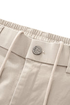 Apex Drawstring Stretch Shorts BEIGE