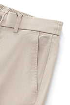 Apex Drawstring Stretch Shorts BEIGE