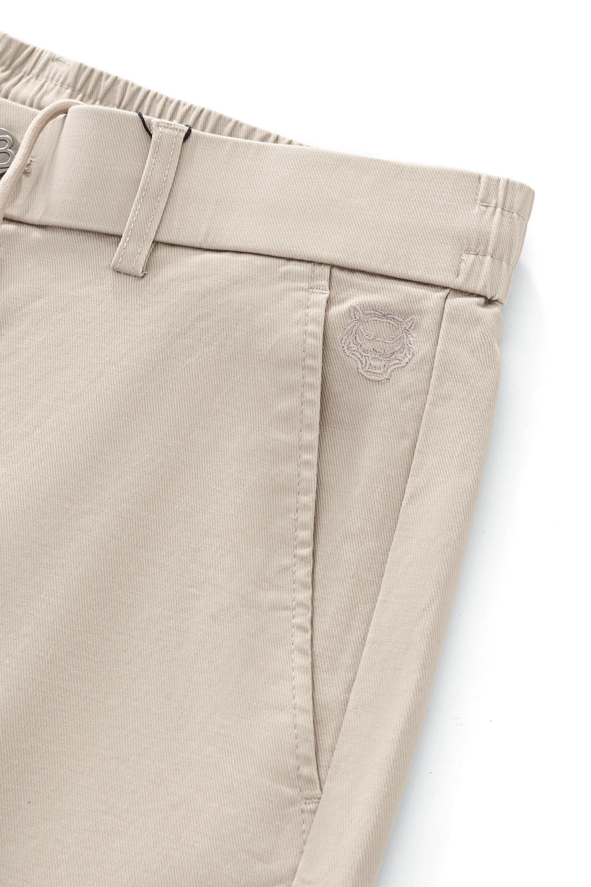 Apex Drawstring Stretch Shorts BEIGE