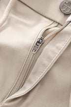 Apex Drawstring Stretch Shorts BEIGE