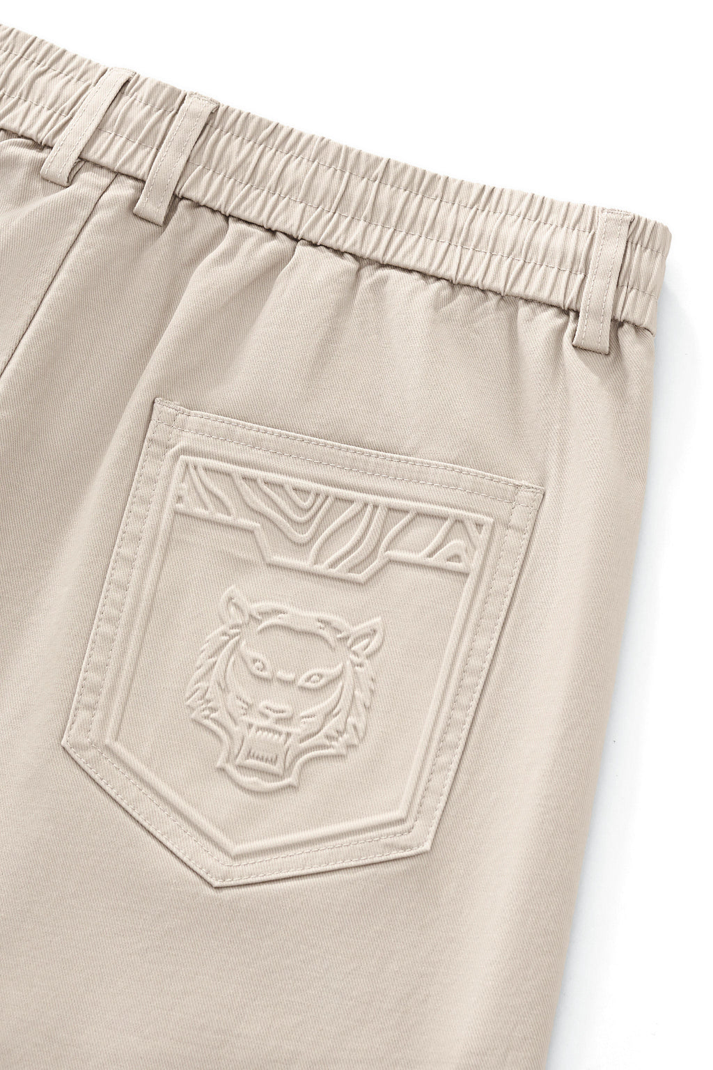 Apex Drawstring Stretch Shorts BEIGE