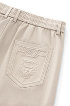 Apex Drawstring Stretch Shorts BEIGE