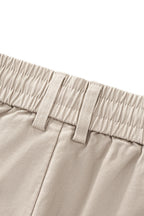 Apex Drawstring Stretch Shorts BEIGE