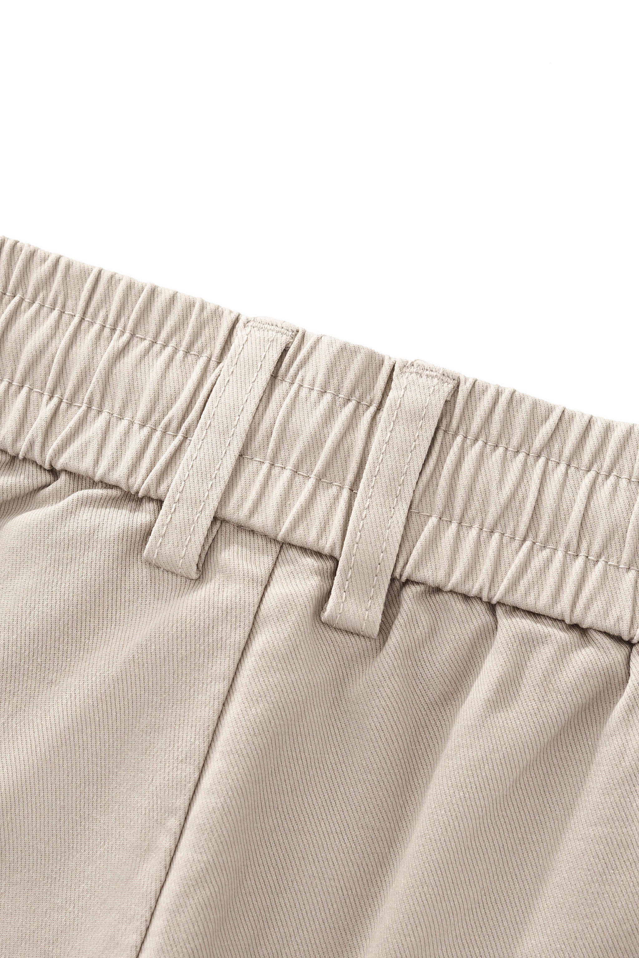 Apex Drawstring Stretch Shorts BEIGE
