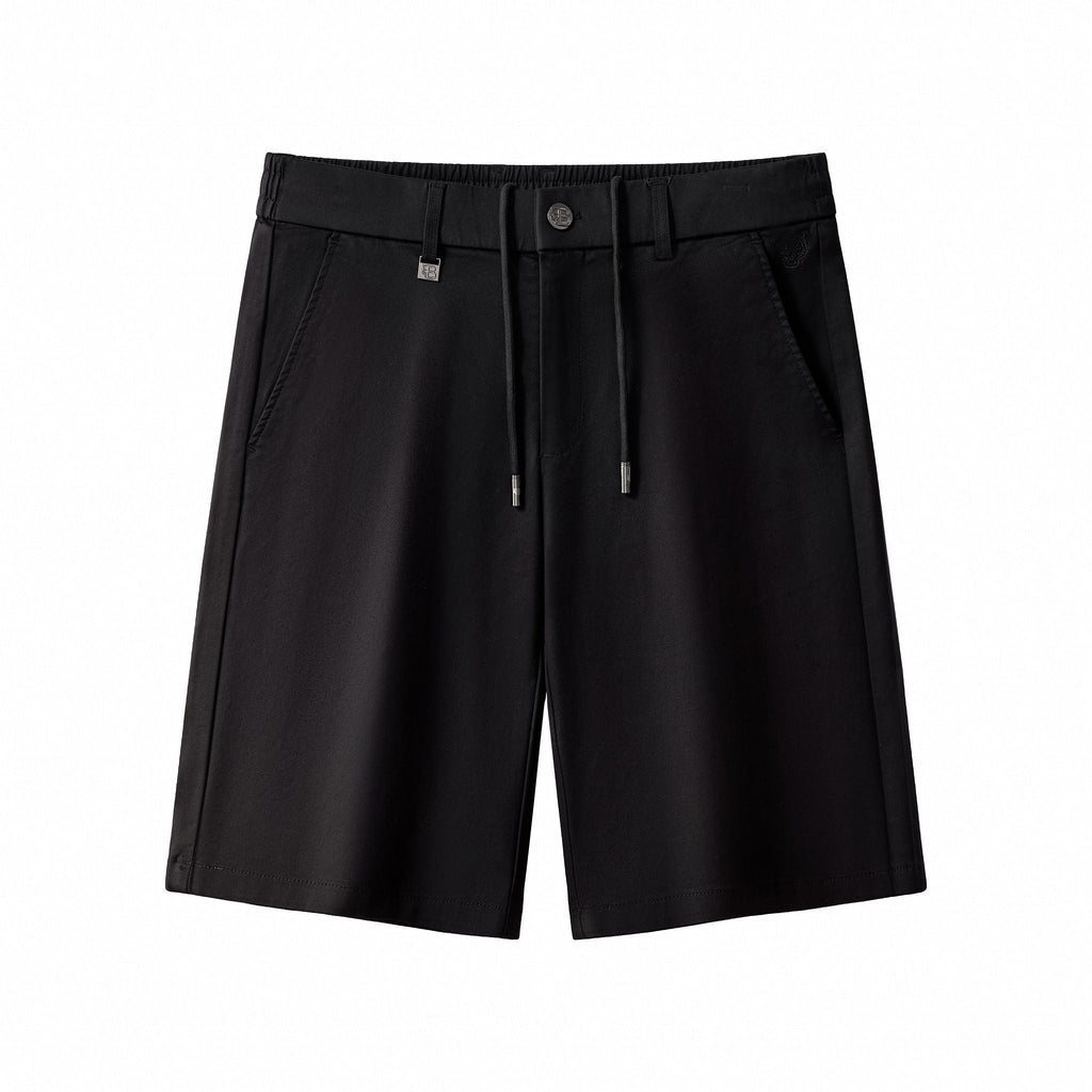 Apex Drawstring Stretch Shorts BLACK BAROCCO