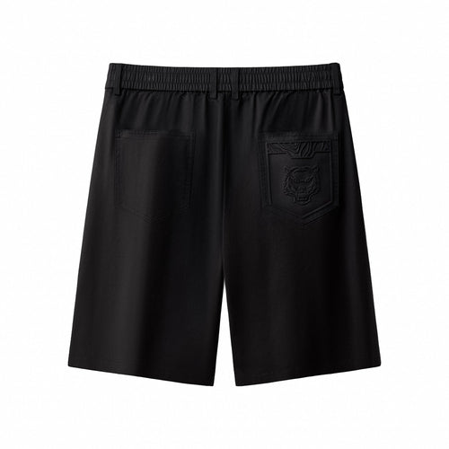 Apex Drawstring Stretch Shorts BLACK BAROCCO