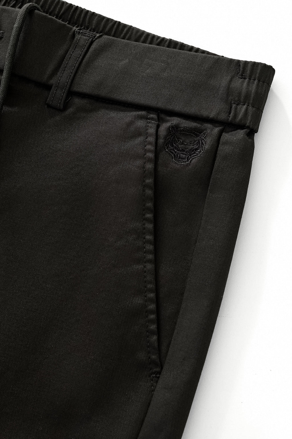 Apex Drawstring Stretch Shorts BLACK BAROCCO