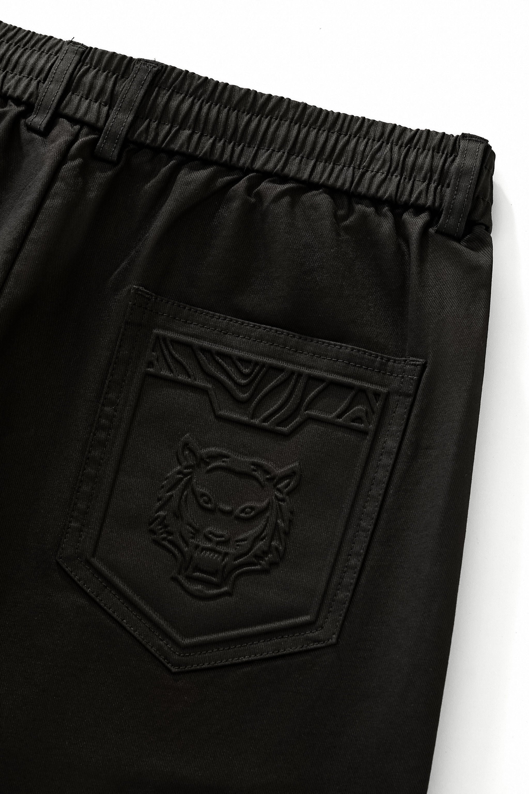 Apex Drawstring Stretch Shorts BLACK BAROCCO