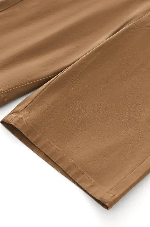 Apex Drawstring Stretch Shorts KHAKI