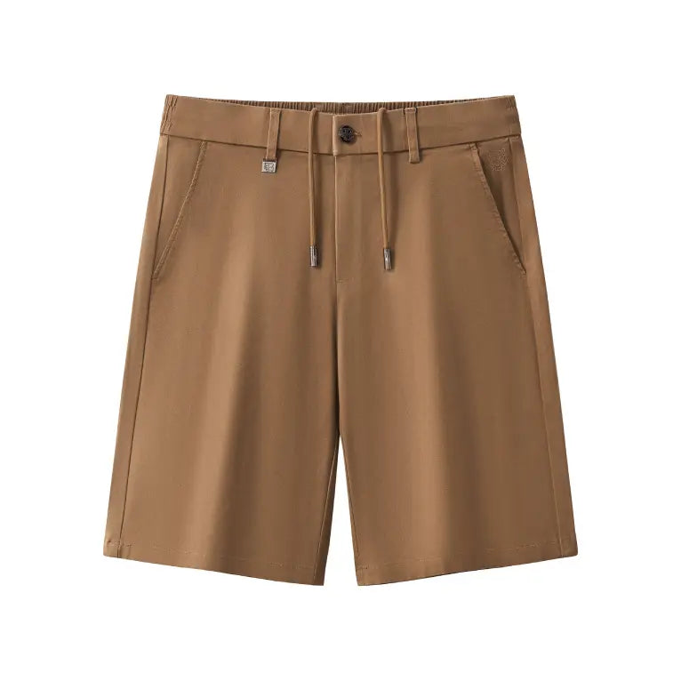 Apex Drawstring Stretch Shorts KHAKI