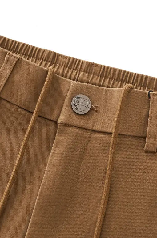 Apex Drawstring Stretch Shorts KHAKI