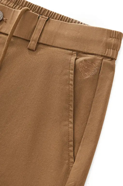 Apex Drawstring Stretch Shorts KHAKI