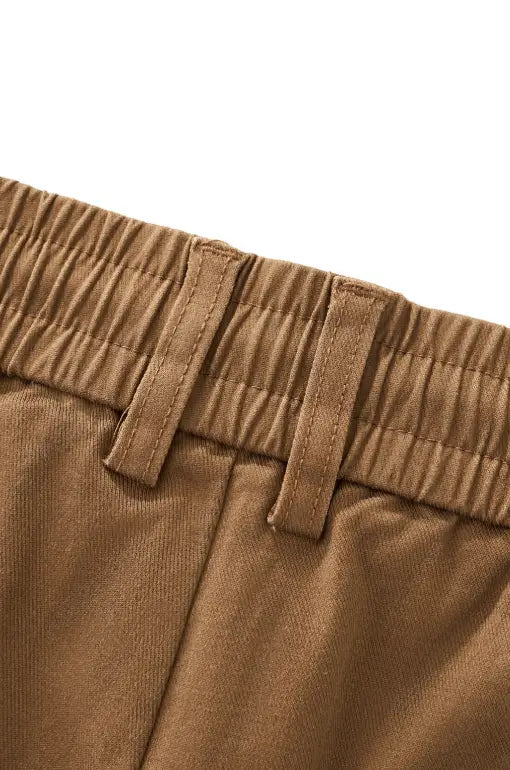 Apex Drawstring Stretch Shorts KHAKI
