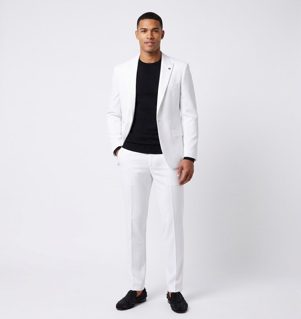 ESSENCE SIGNATURE SUIT WHITE