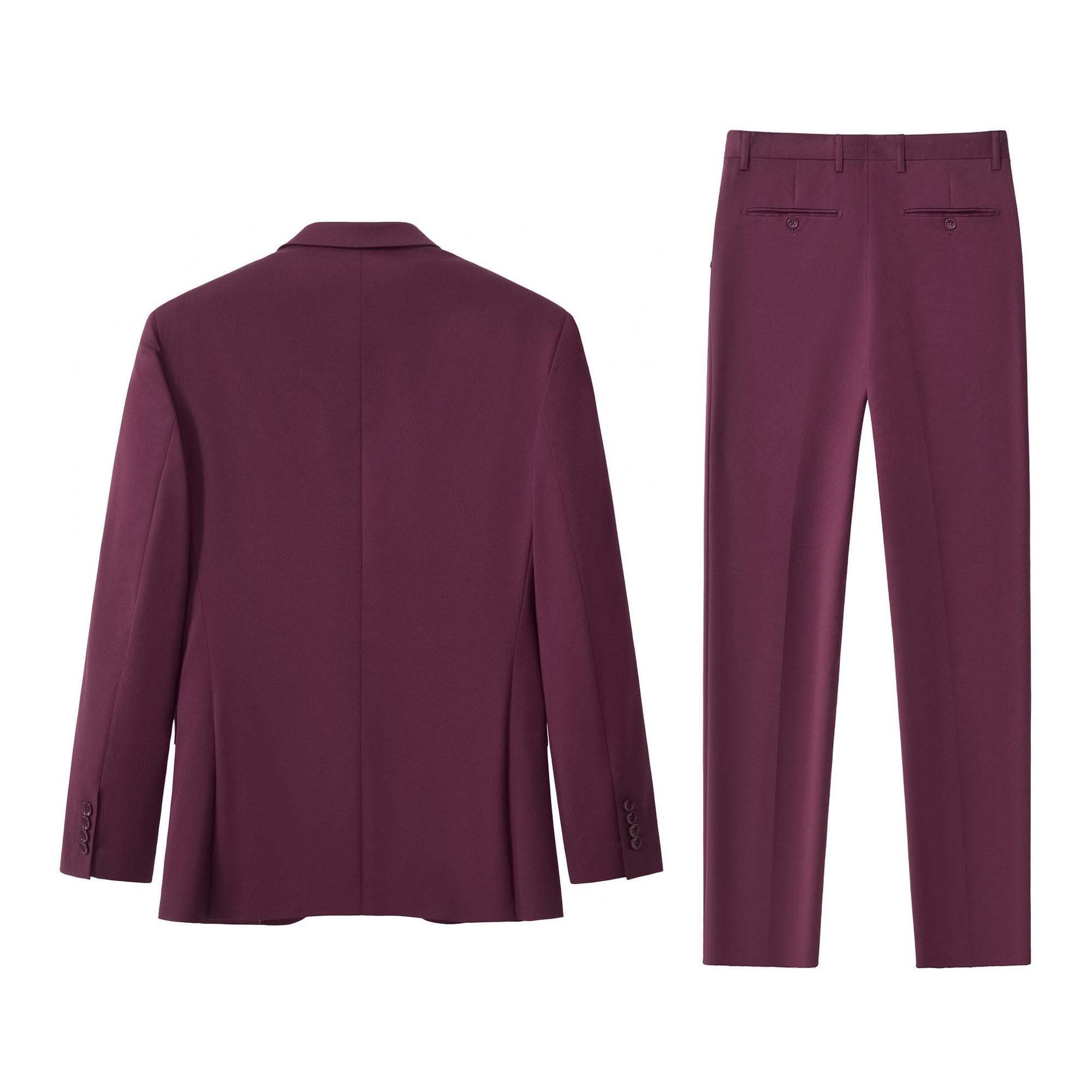ESSENCE SIGNATURE SUIT BURGUNDY