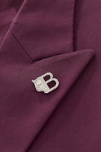 ESSENCE SIGNATURE SUIT BURGUNDY