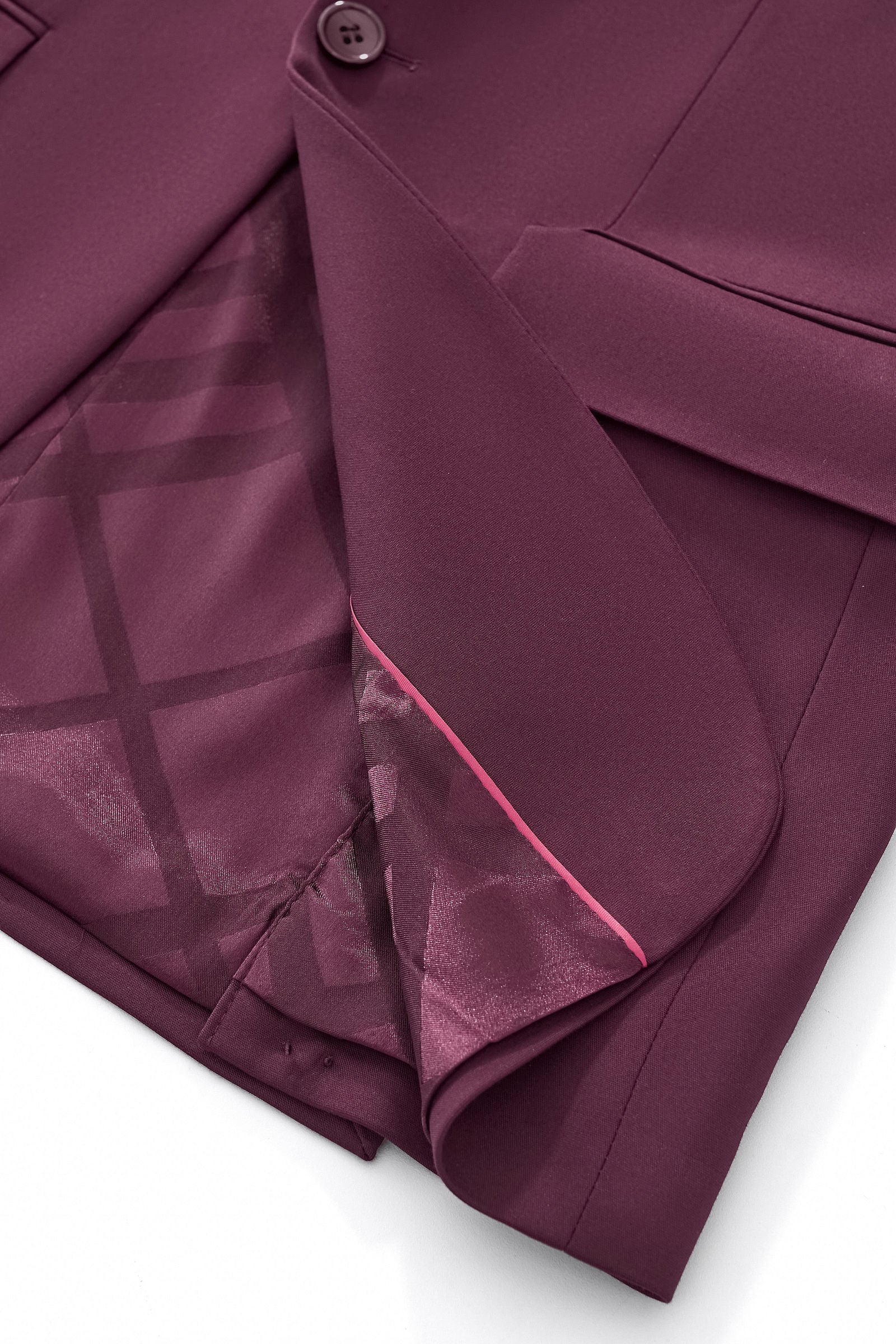 ESSENCE SIGNATURE SUIT BURGUNDY