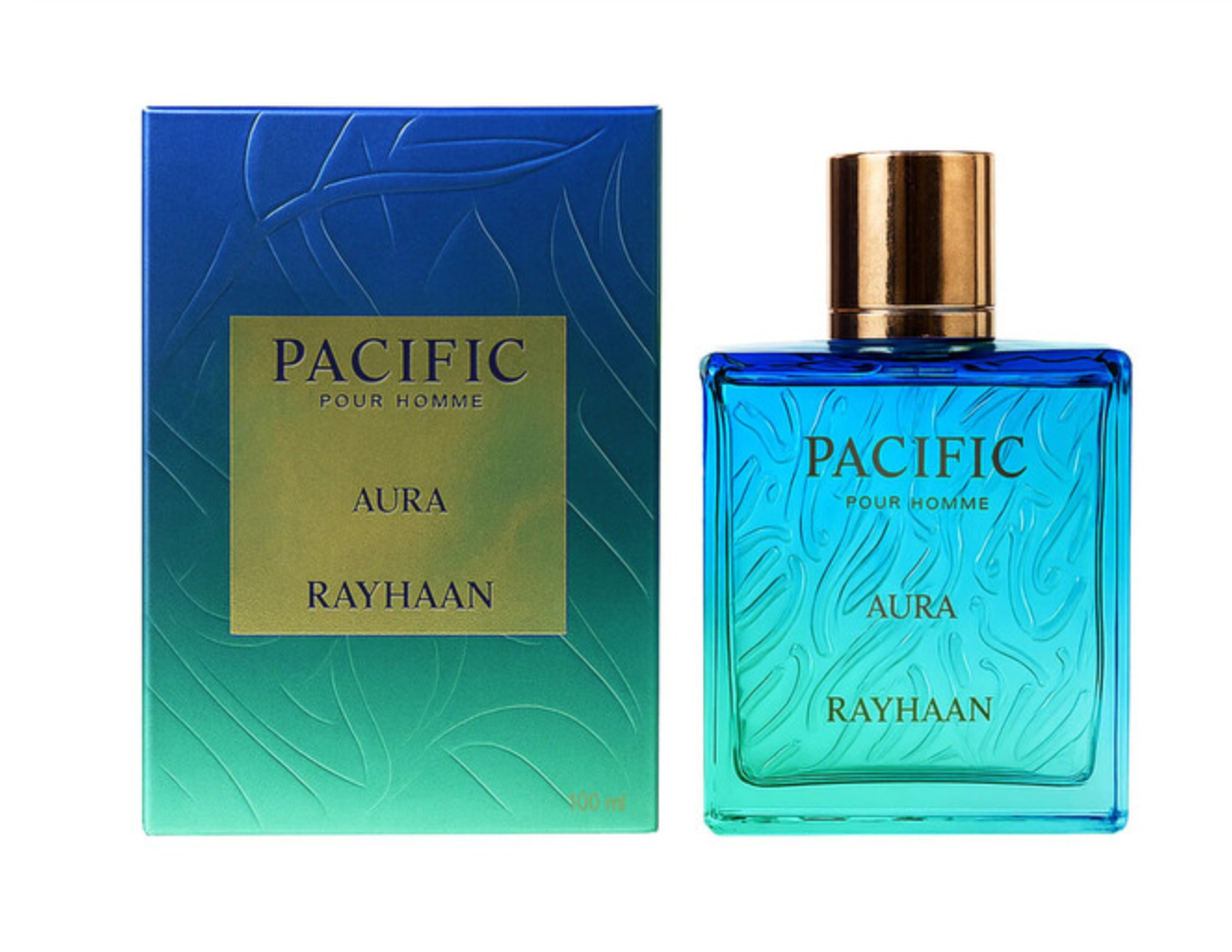 Rayhaan Pacific Aura Eau de Parfum Spray 3.4 oz / 100 ml Rafaelos