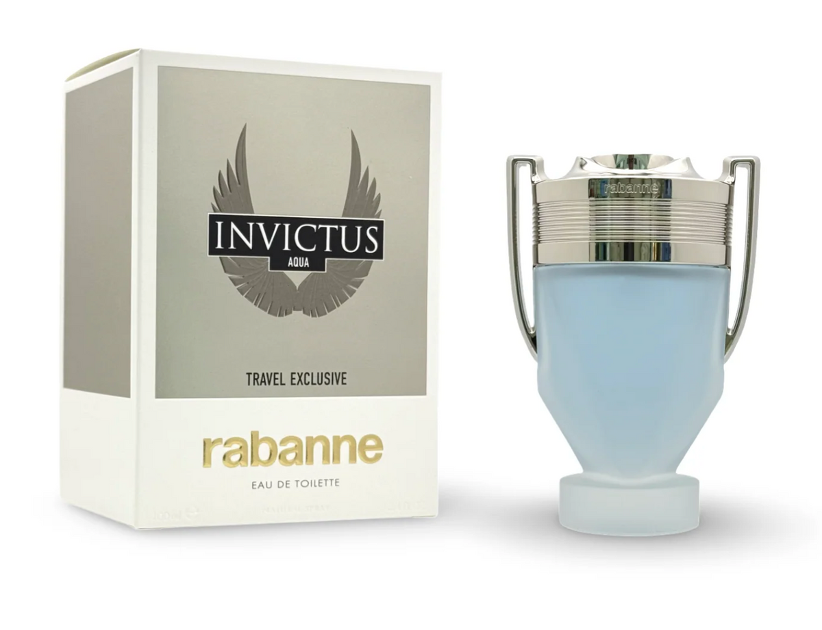 Invictus Aqua Eau de Toilette 3.4 oz / 100 ml for Men by Paco Rabanne Rafaelos