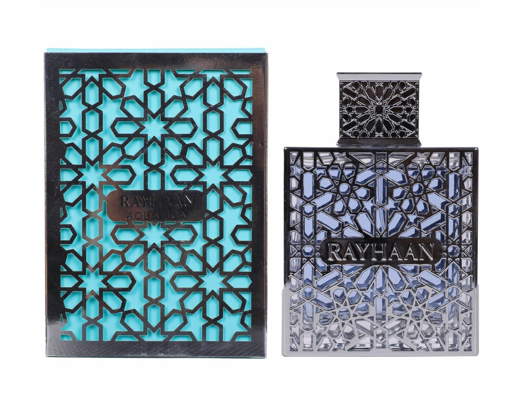 Rayhaan Aquatica Eau de Parfum for Men 3.4 oz / 100 ml**NEW SEALED** Rafaelos