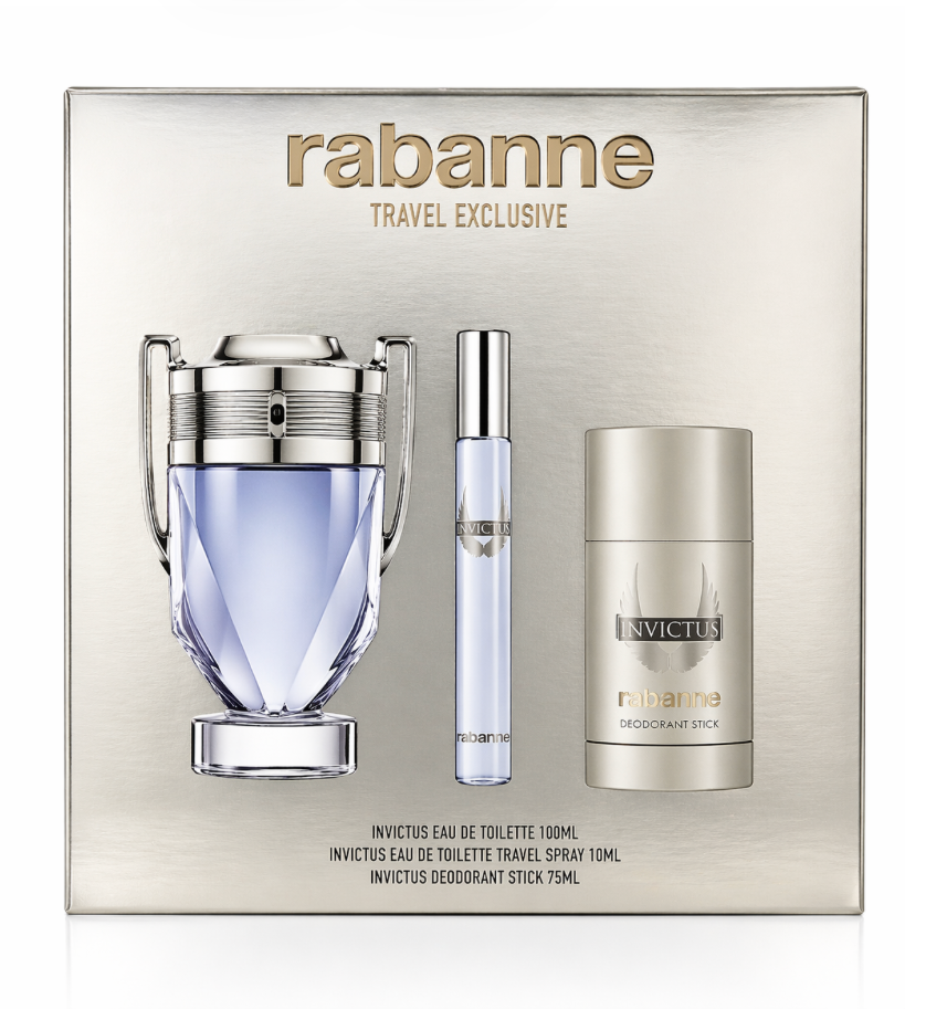 Rabanne Invictus Travel Exclusive Gift Set for Men Rafaelos