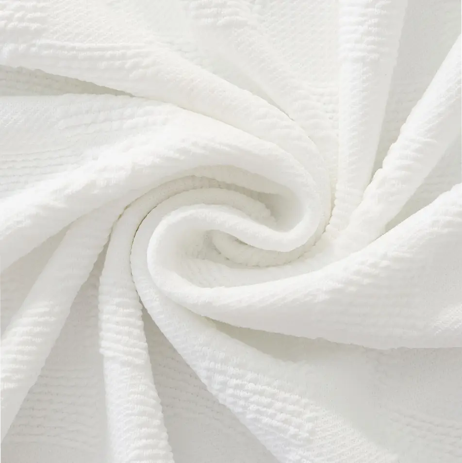 Seamless Check Texture Polo WHITE