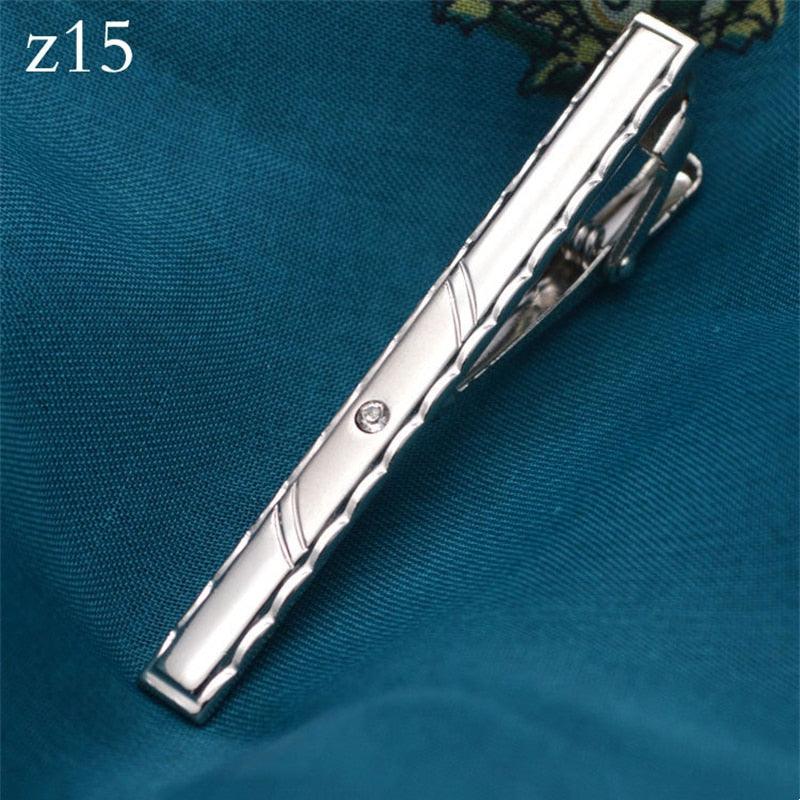 New Metal Silver Color Tie Clip For Men Wedding Necktie Tie Clasp Clip Tie Clips for Men Tie Bar Clip  Regular Ties Necktie Wedding Business Tie Pin Clips Gentleman Ties Bar Elegant Men's Accessories Stevvex