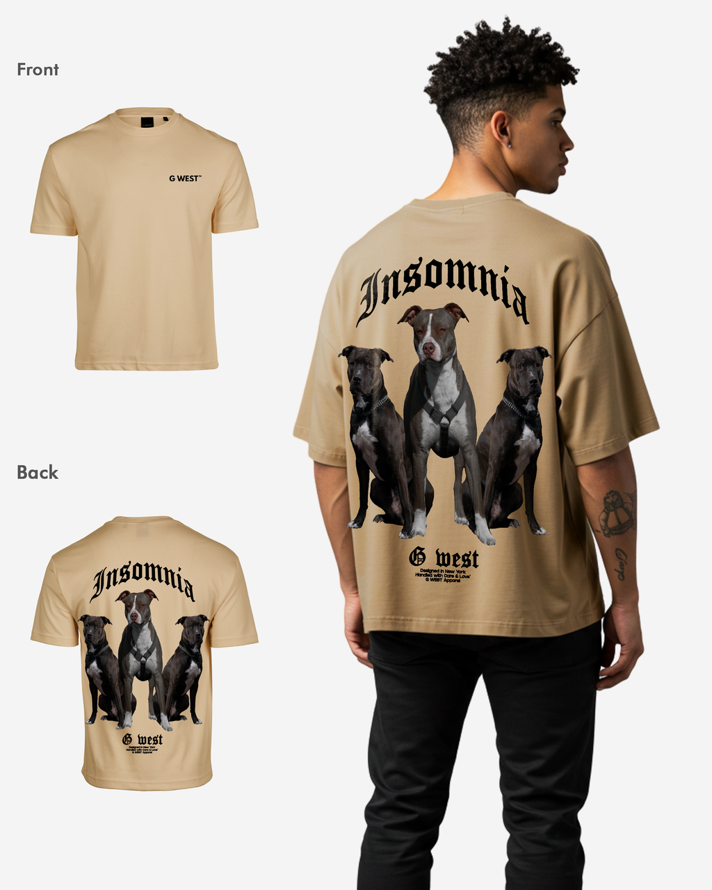 G West Oversized Pitbulltant Shirt Mens G West