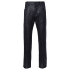 Milano Luxe Coated Denim pant LUREX