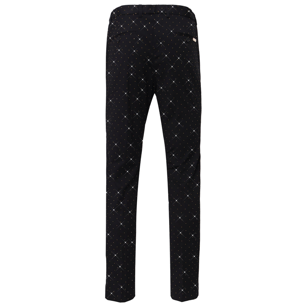 Dapper Details Pants BLACK/GOLD