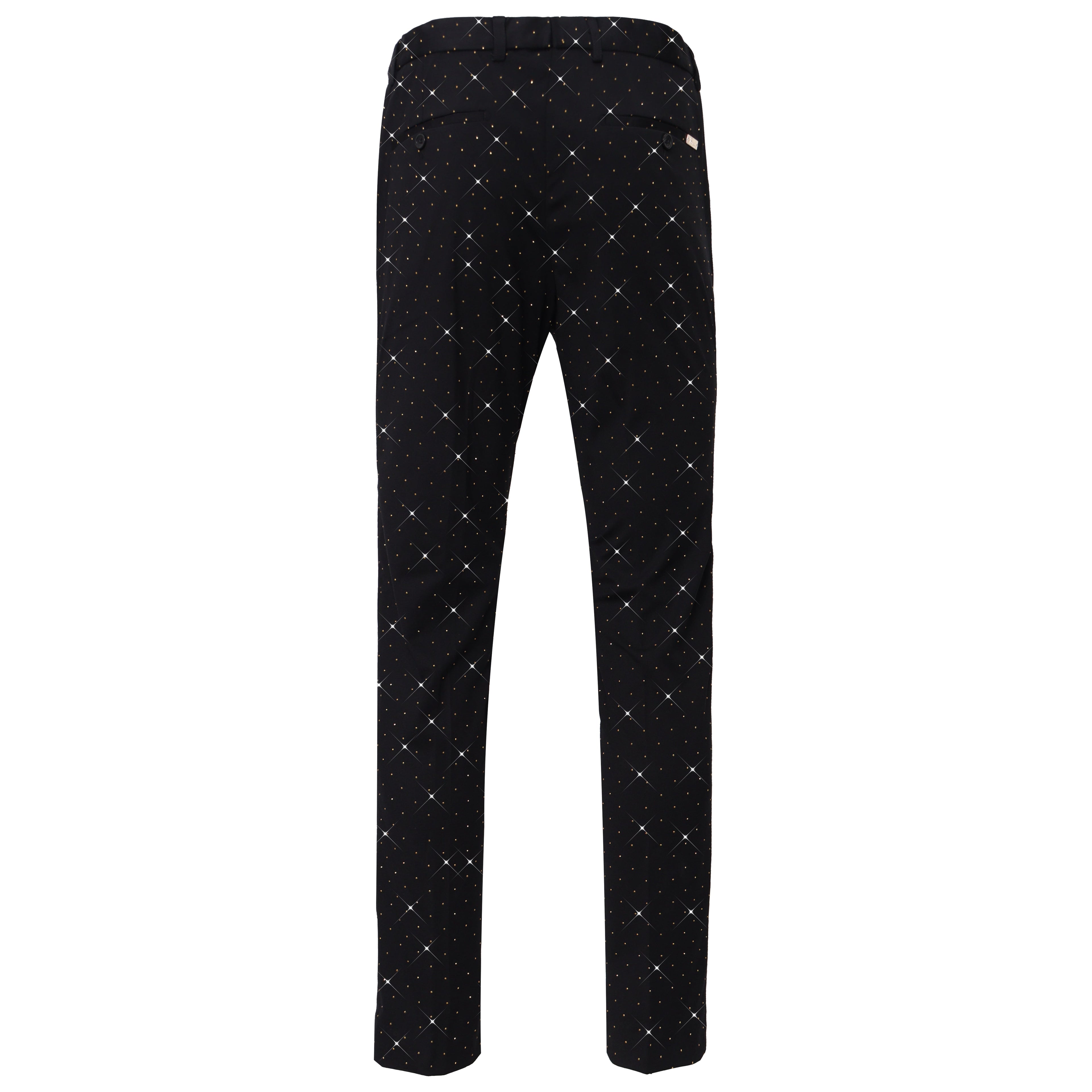Dapper Details Pants BLACK/GOLD