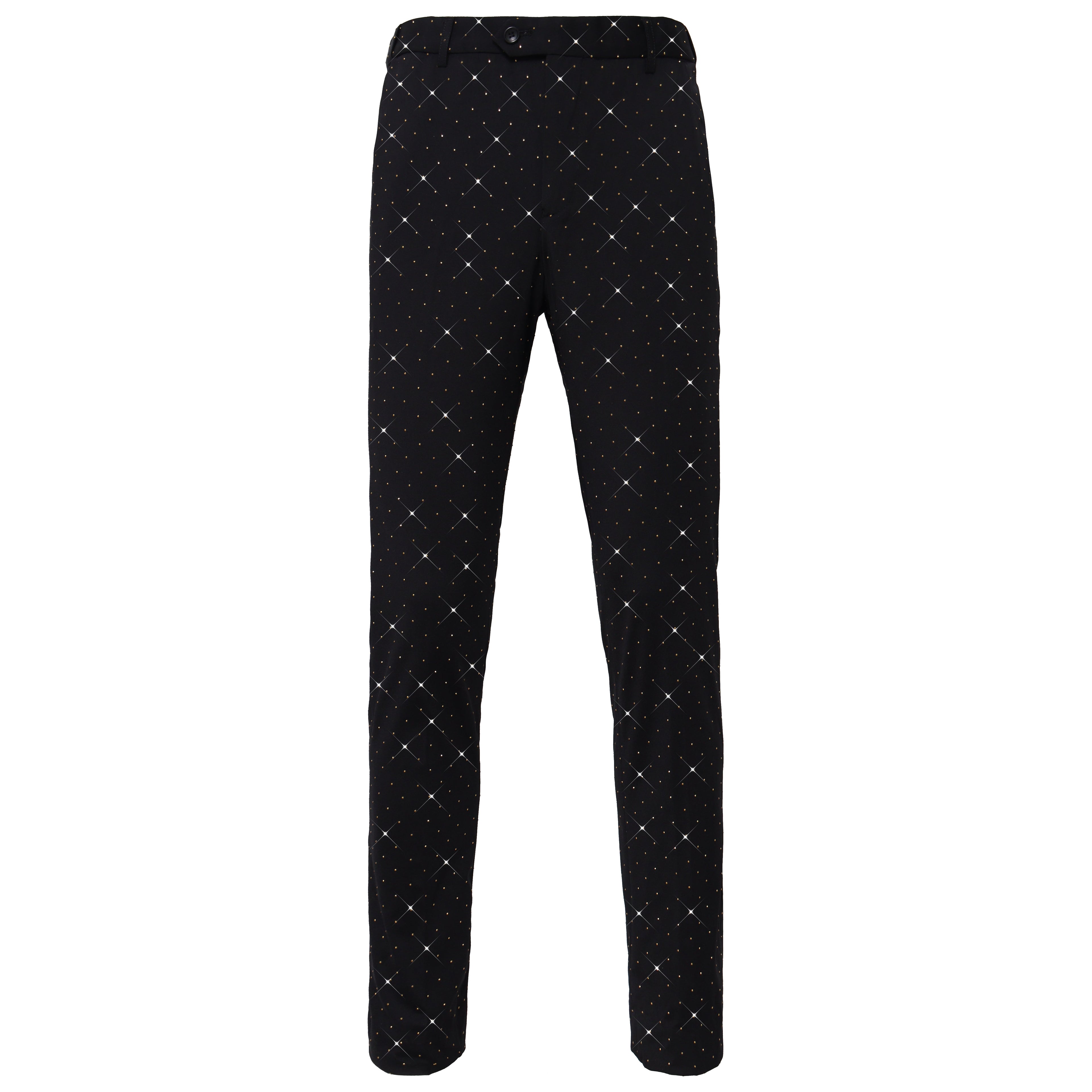 Dapper Details Pants BLACK/GOLD