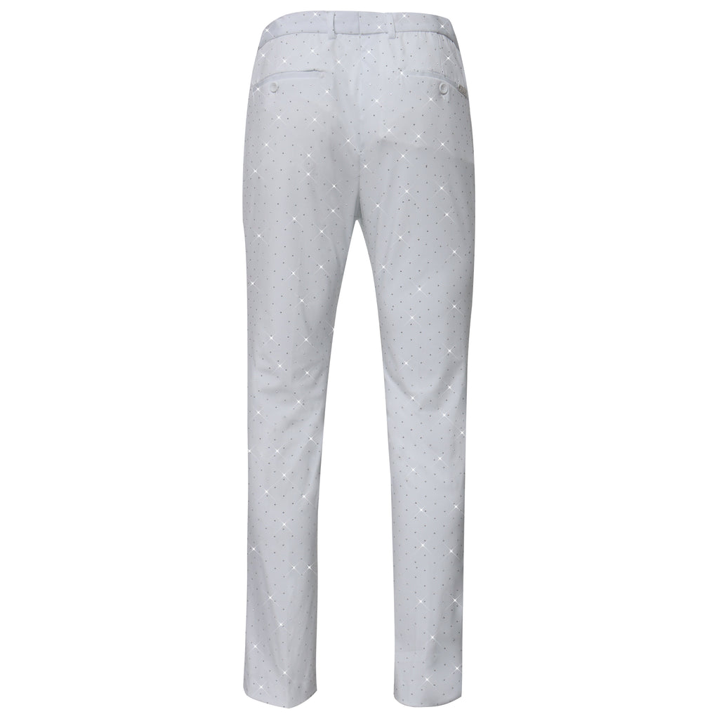 Dapper Details Pants WHITE/SILVER