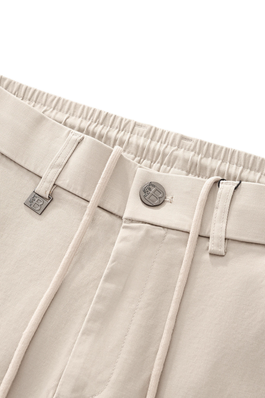 Apex Drawstring Stretch Pants BEIGE