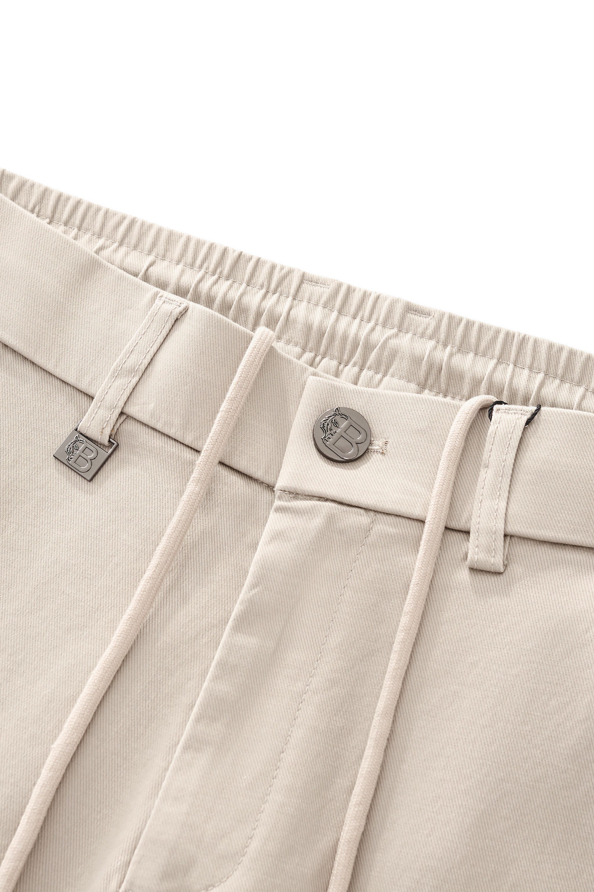 Apex Drawstring Stretch Pants BEIGE
