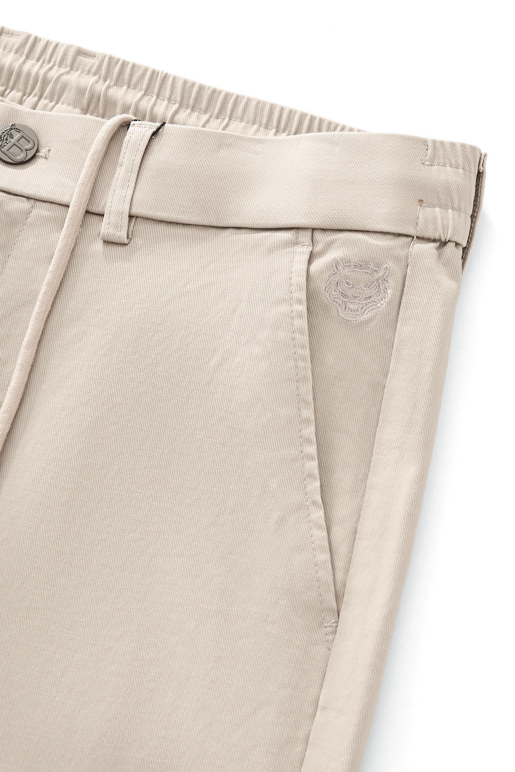 Apex Drawstring Stretch Pants BEIGE